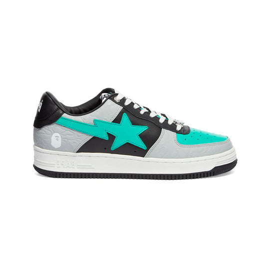 A BATHING APE STA Low Grey Black