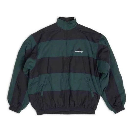 Adidas x Balenciaga Reversible Tracksuit Jacket Black Green