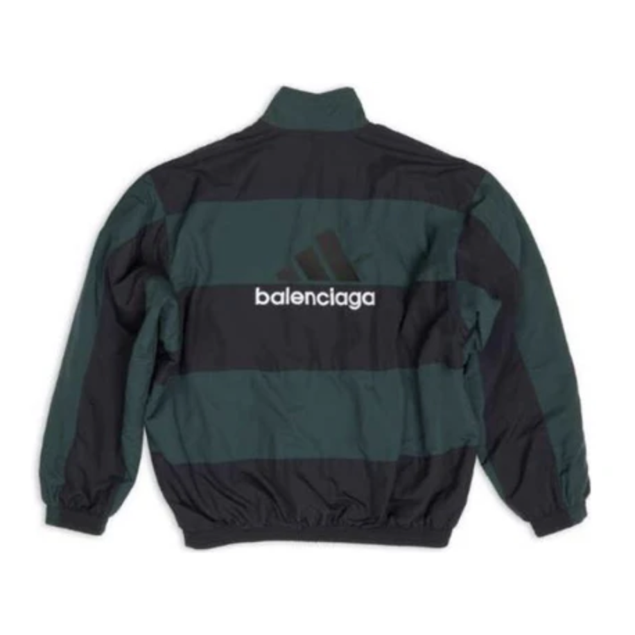 Adidas x Balenciaga Reversible Tracksuit Jacket Black Green