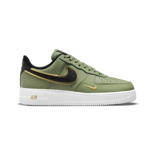 Nike Air Force 1 Low Double Swoosh Olive Gold Black