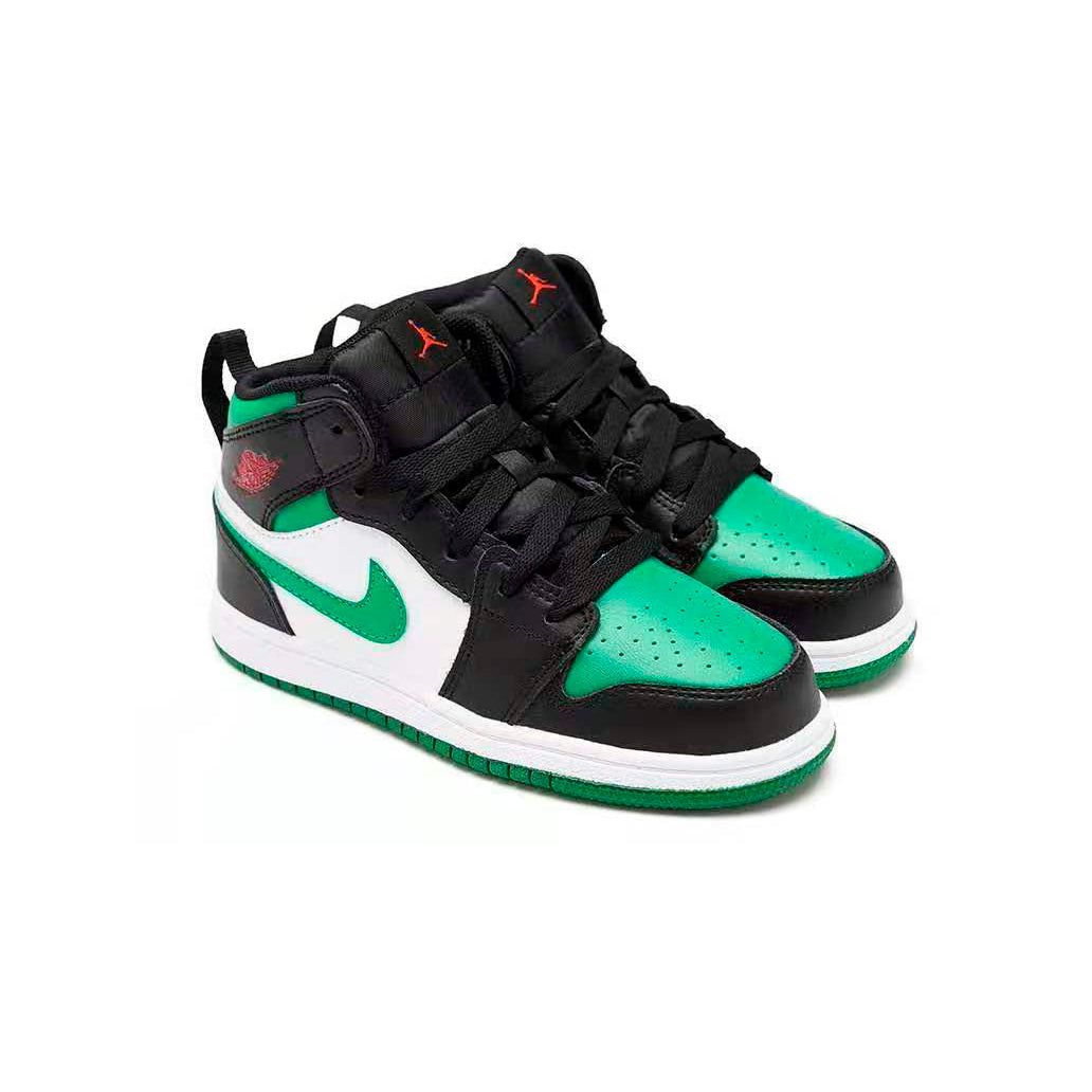 Nike Kids Air Jordan 1 Mid Pine Green