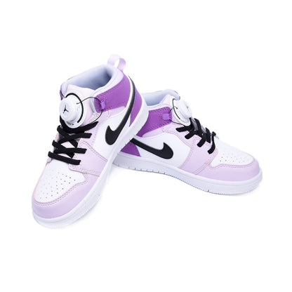 Nike Kids Jordan 1 Mid Barely Grape whit Boa