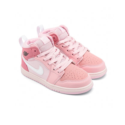 Nike Kids Air Jordan 1 Mid Digital Pink