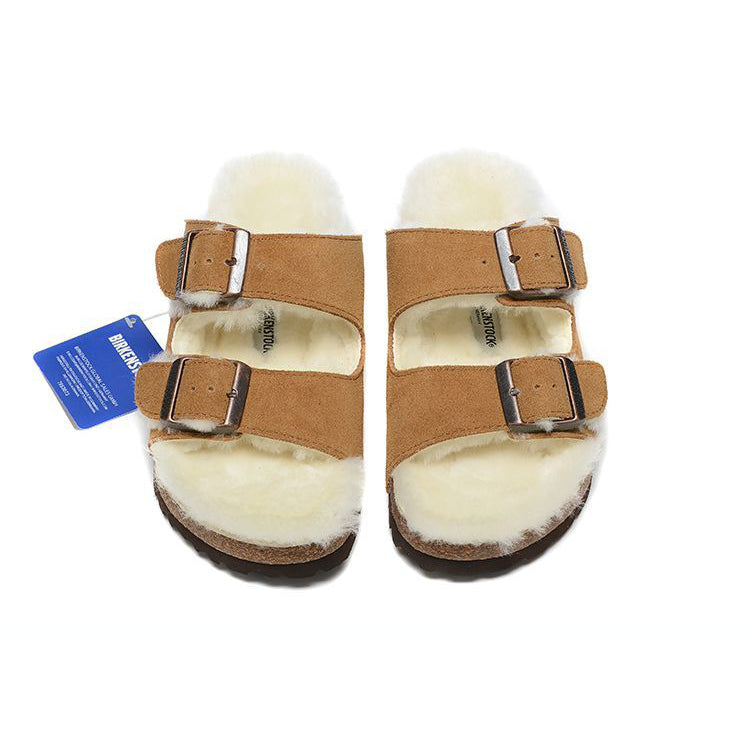 Birkenstock Arizona Shearling Light Brown