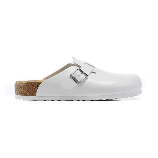 Birkenstock Boston Leather White