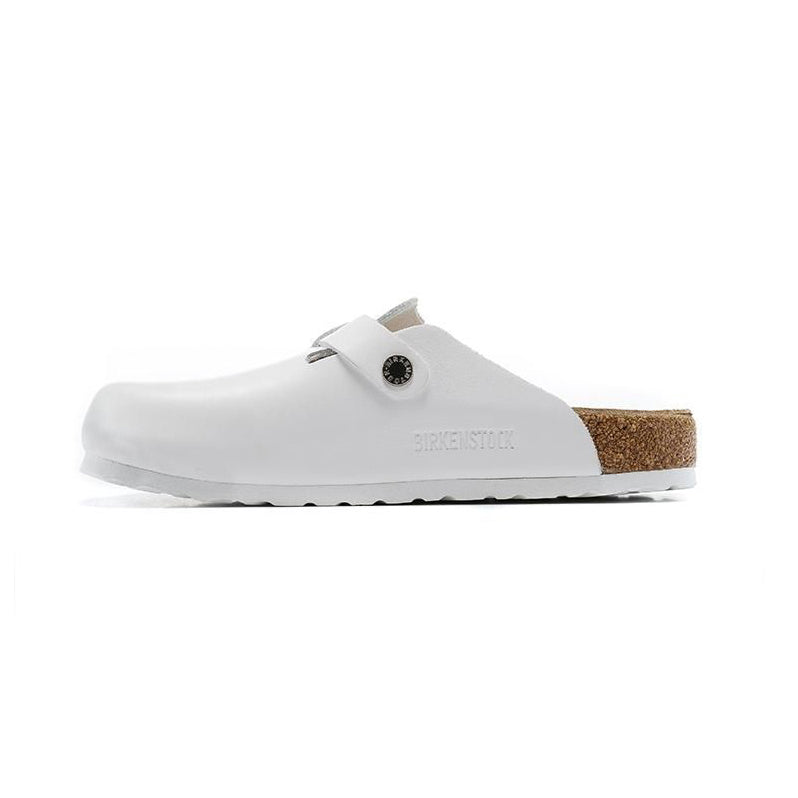 Birkenstock Boston Leather White