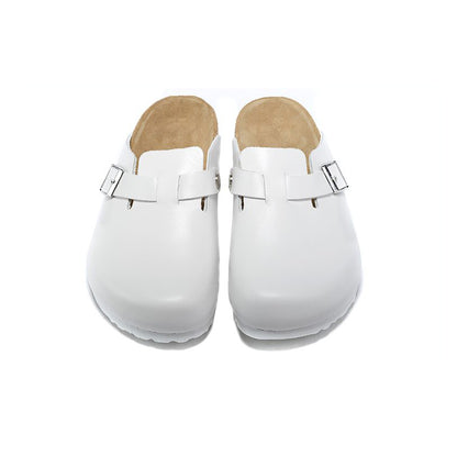 Birkenstock Boston Leather White