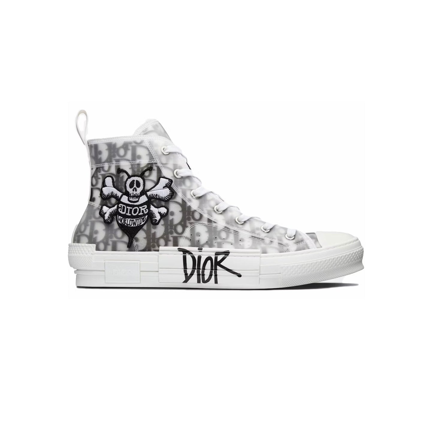 Dior and Shawn B23 high top sneaker Bee Embroidery