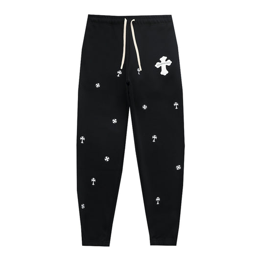 Chrome Hearts Pants Cotton Multicross Black