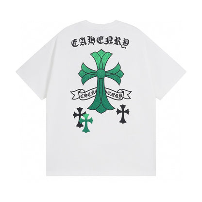 Chrome Hearts T-Shirt Sanscrit Cross White