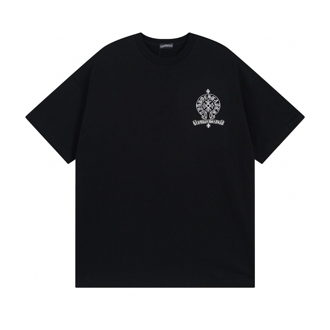 Chrome Hearts T-Shirt Horse Shoe Logo x Cross Black