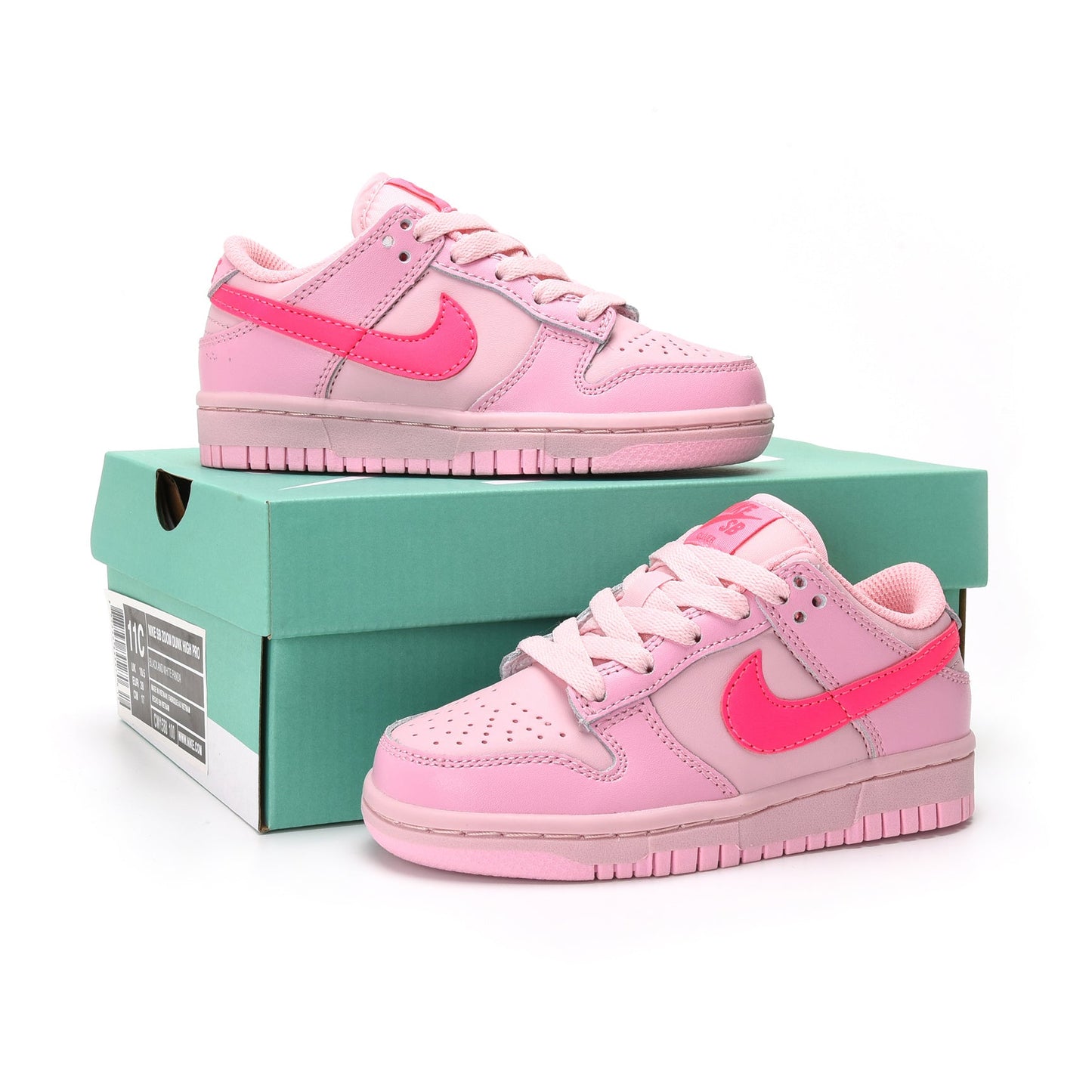 Nike Kids Dunk Low Triple Pink