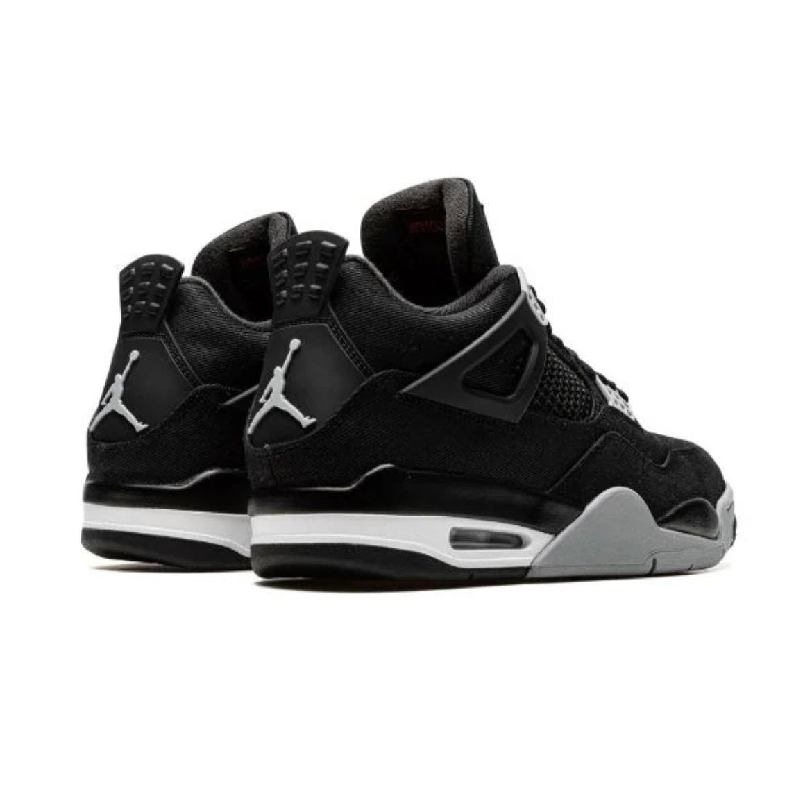 Nike Air Jordan 4 Black Canvas