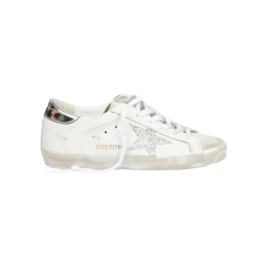 Golden Goose Superstar Doble Silver Glitter Star