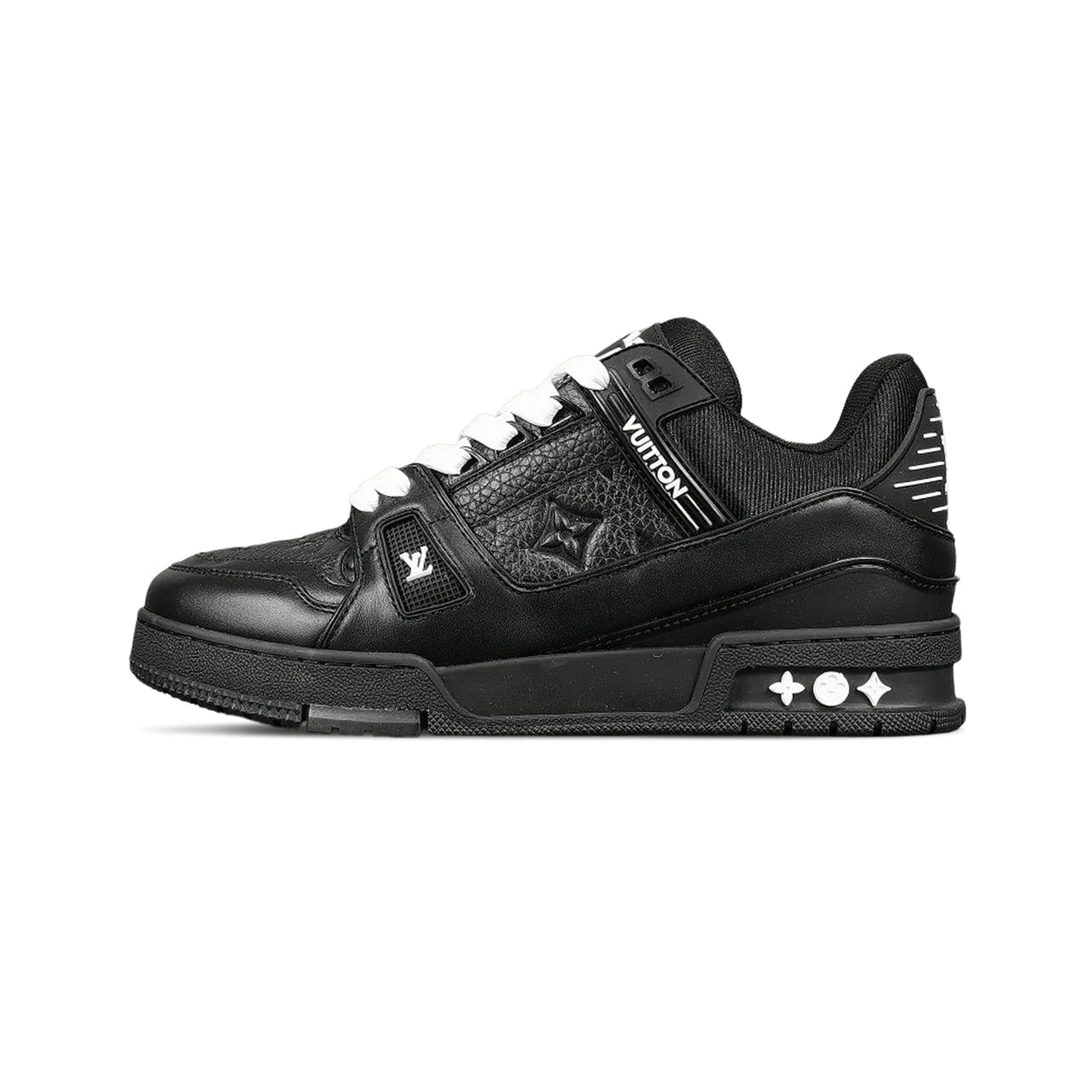 Louis Vuitton Trainer Black Embossed Monogram