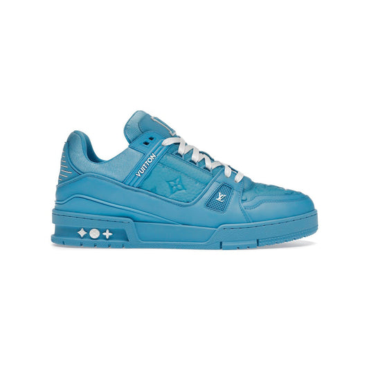 Louis Vuitton Trainer Blue Embossed Monogram