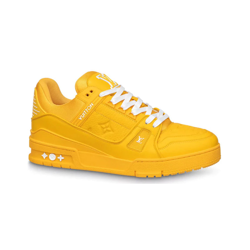 Louis Vuitton Trainer Yellow Embossed Monogram