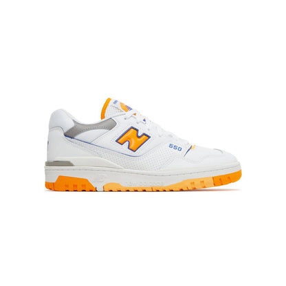 New Balance 550 White Vibrant Orange