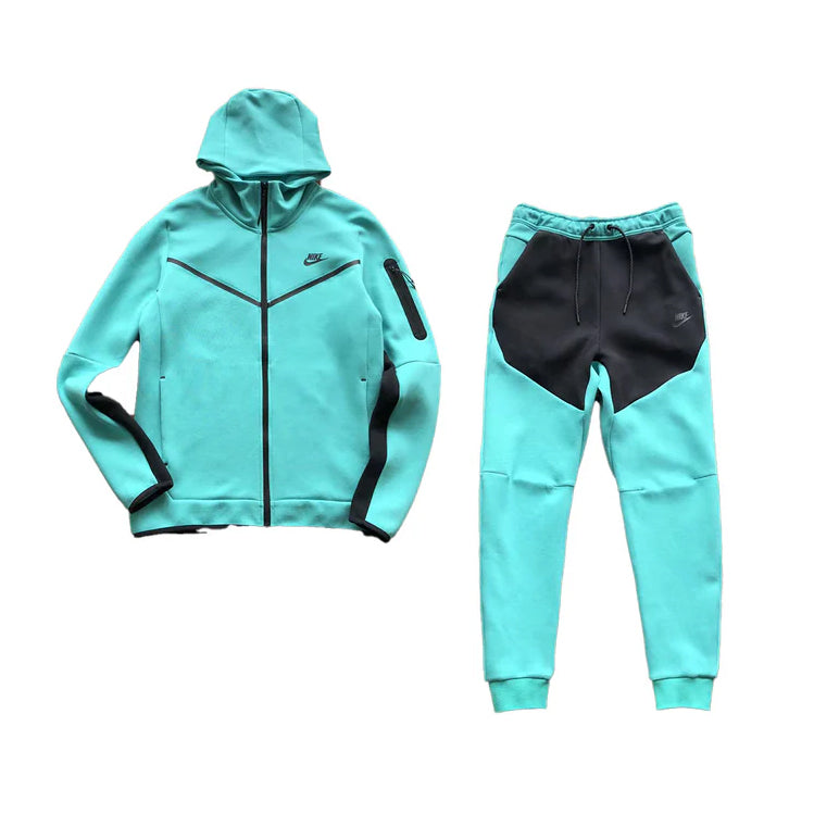 Nike Tech Fleece Teal Black Full Zip