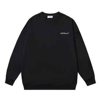 Off-White Sweatshirt Bacchus Print Black