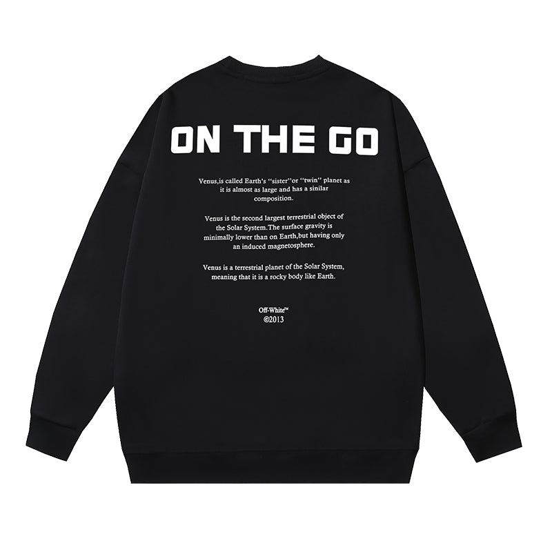 Off-White Sweatshirt Venus Print Black