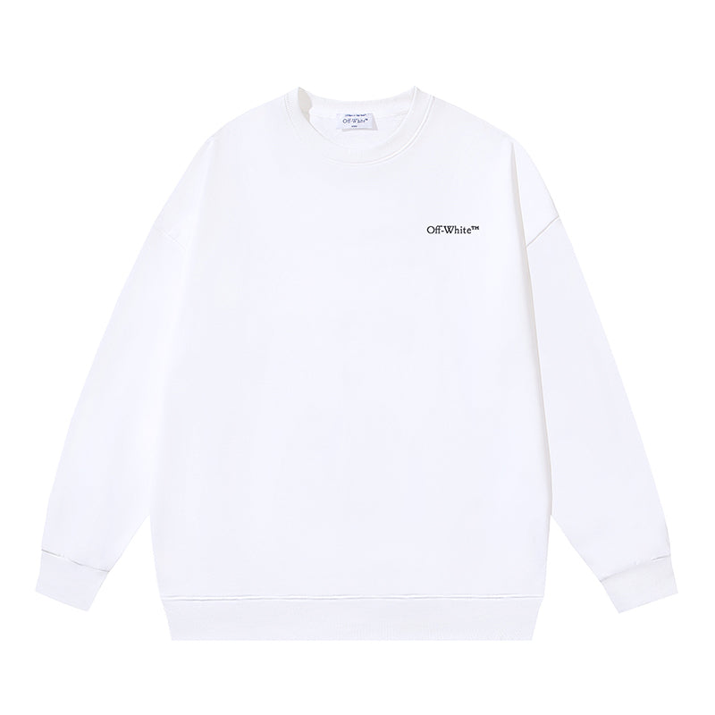 Off-White Sweatshirt Windy Arrow print White