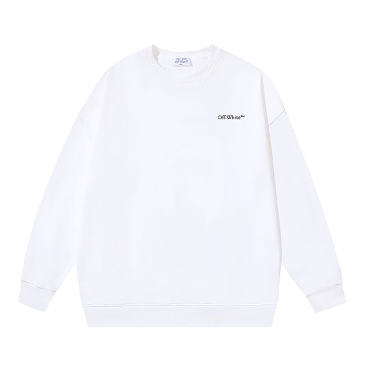 Off-White Sweatshirt Windy Arrow print White