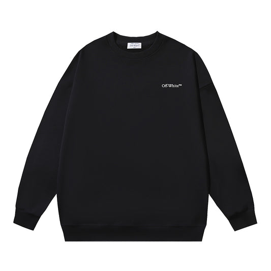 Off-White Sweatshirt Windy Arrow print Black