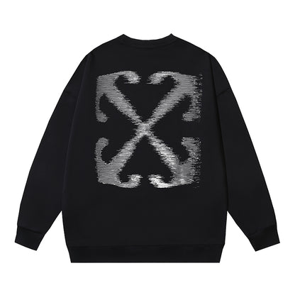 Off-White Sweatshirt Windy Arrow print Black