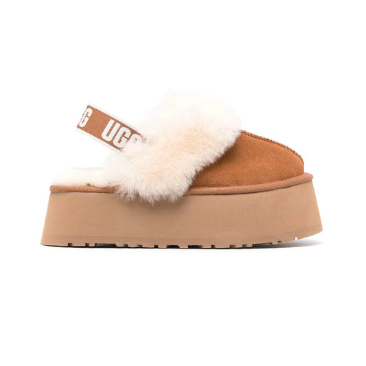 Ugg Funkette Slipper Platform Camel