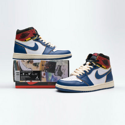 Nike Air Jordan 1 Retro High Union Los Angeles Blue Toe