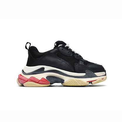 Balenciaga Triple S Black Red & White